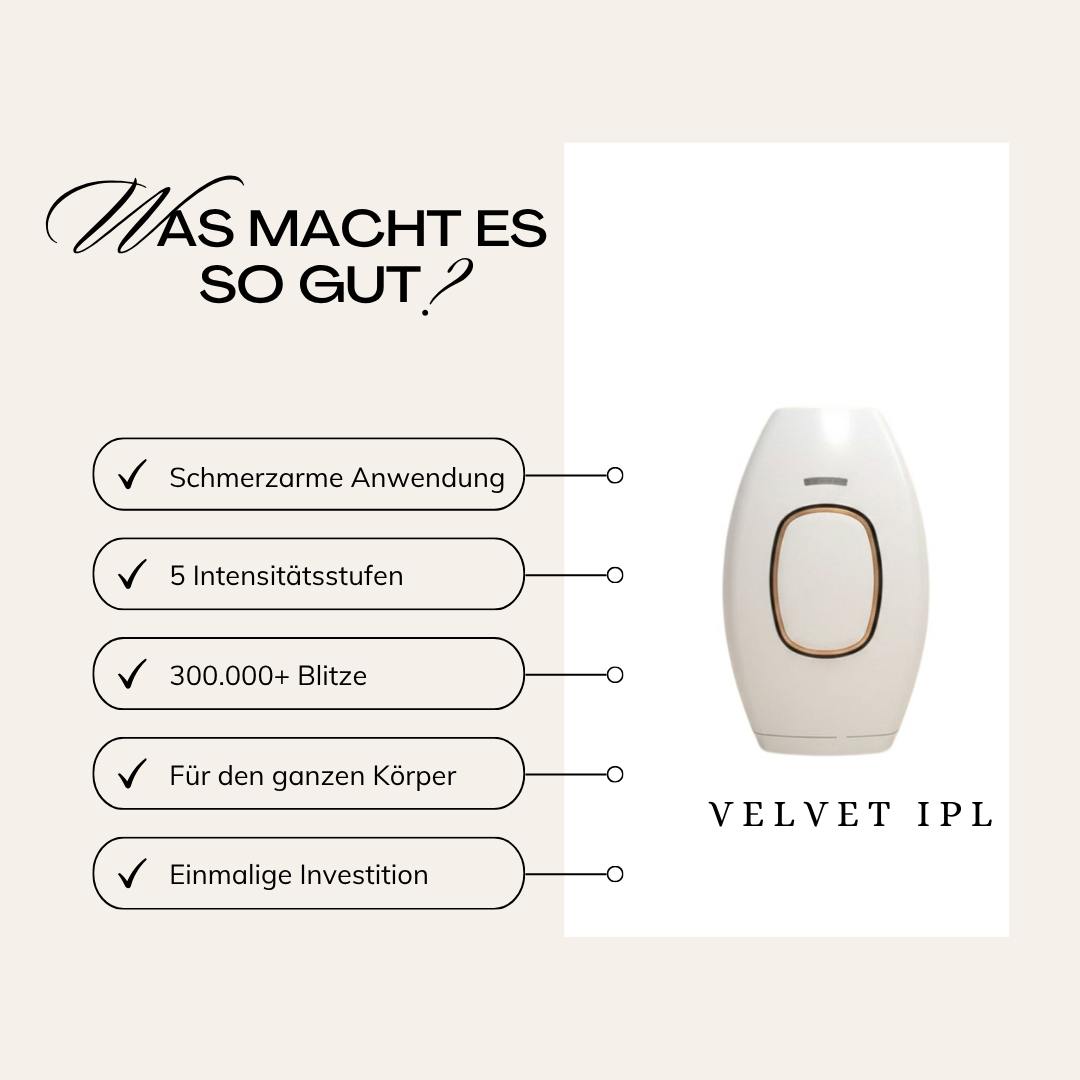 Velvet IPL Haarentfernungsgerät